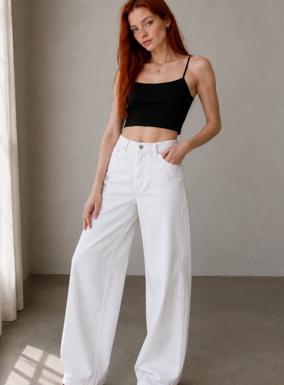 Citizens of Humanity Ayla Baggy Jeans 27 Crescent White Premium Vintage Wide Leg - Picture 3 of 16